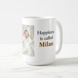 Personlig Lycka heter Foto Kaffe kopp
