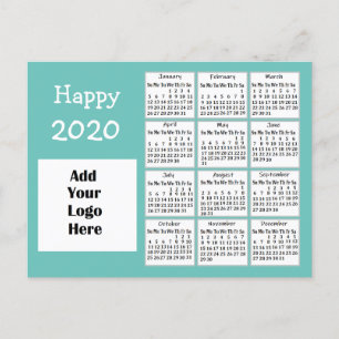 Personlig Lycklig 2020 - nyårPersonlig Vykort