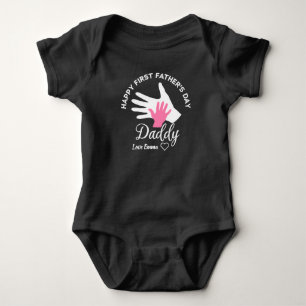 Personlig Lycklig första Fars dag från dotter T Shirt