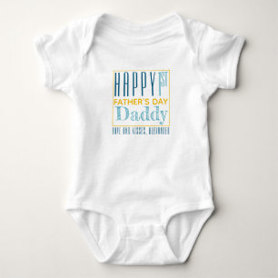 Personlig Lycklig Första Fars dag T Shirt