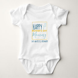 Personlig Lycklig Första Mors dag T Shirt