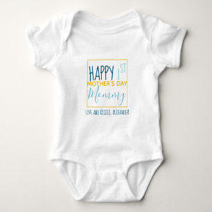 Personlig Lycklig Första Mors dag T Shirt