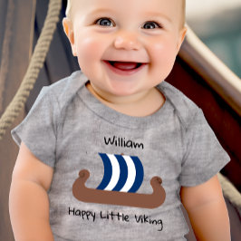 Personlig Lycklig Little Viking T Shirt