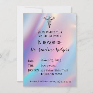 Personlig Lycklig Matchdag 2025 Uppehåll i Doktor Inbjudningar