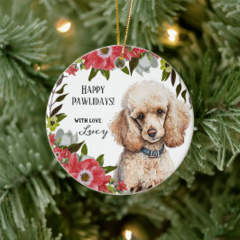Personlig Lycklig Pawlidays Ornament