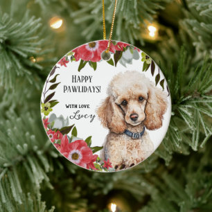 Personlig Lycklig Pawlidays Ornament
