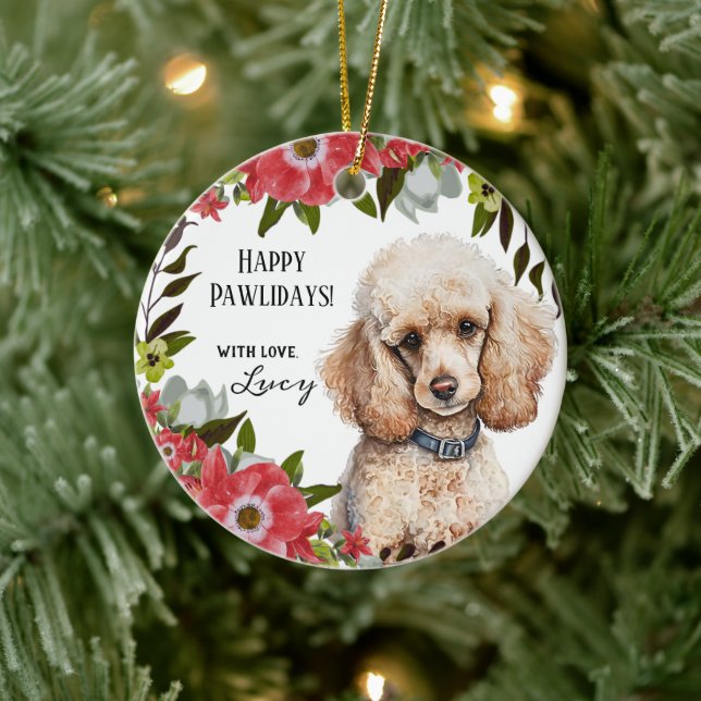Personlig Lycklig Pawlidays Ornament (Träd)