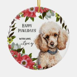 Personlig Lycklig Pawlidays Ornament