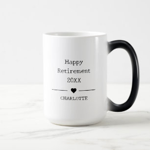 Personlig Lycklig Pension är officiellt pensionera Magisk Mugg