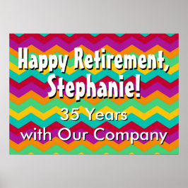 Personlig Lycklig Pension Banner Poster