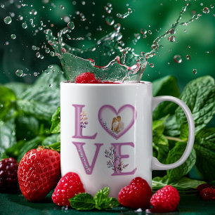 Personlig Lycklig Valentines Day Photo Kaffemugg