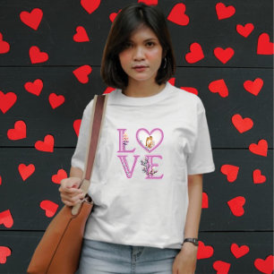 Personlig Lycklig Valentines Day Photo T Shirt
