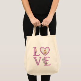 Personlig Lycklig Valentines Day Photo Tygkasse