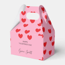 Personlig Lycklig Valentines rosa i hjärtat
