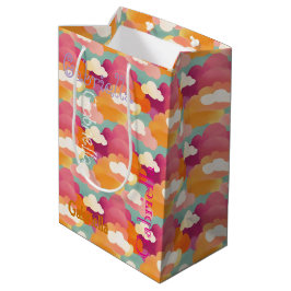 Personlig Lycklig Watercolor Gift Bag