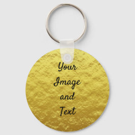 Personlig lyxfolie nyckelring