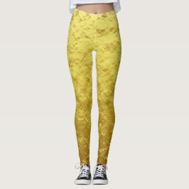 Personlig lyxgoldfolie leggings