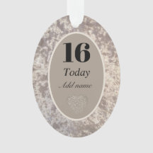 Personlig lyxsammetsfödelsedag 16:e