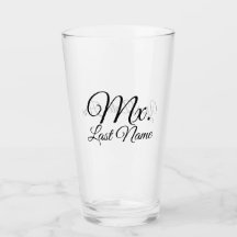 Personlig M/M/Mx/Dr Pint Glass