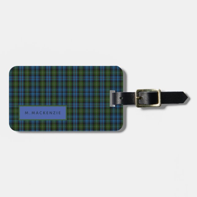 Personlig MacKenzie Tartan Manar Luggage Bagagebricka (Horisontell Framsida)