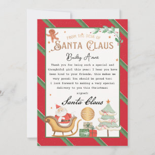 Personlig Magic Brev från Santa Printable Inbjudningar