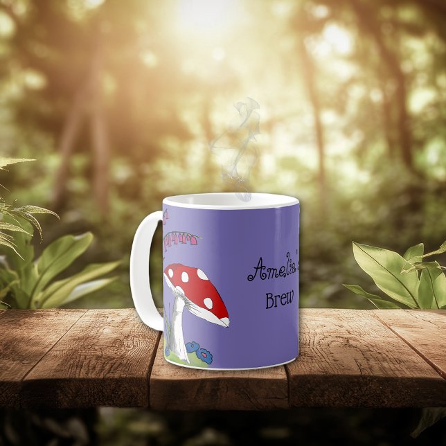 Personlig Magic Toadstool Kaffemugg (Skapare uppladdad)
