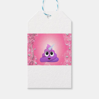 Personlig Magic Unicorn Poop Emoji Presentetikett