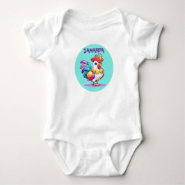 Personlig Magisk Tupp Baby Bodysuit T Shirt