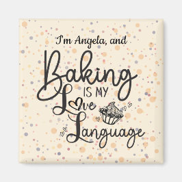 Personlig Magnet för Baking- i Kärlek