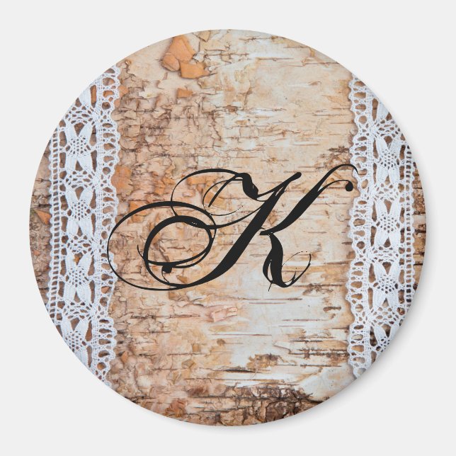 Personlig Magnet Land Barn Wood Snöre Trim Ed (Framsidan)