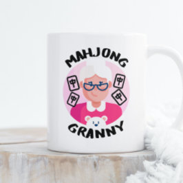 Personlig mahjong farmy kaffemugg