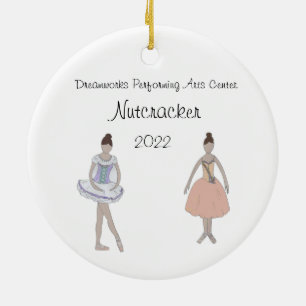 Personlig Maid/Flower/Marzipan Nutcracker Julgransprydnad Keramik