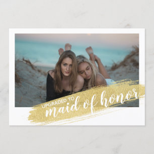 [Personlig] Maid of honor Frieri fotokort Inbjudningar