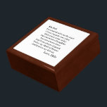 Personlig Maid of honor Minnesask<br><div class="desc">Maid of honor Gift Box med en dikt som lyder: Ni delade lyckligtvis med oss början på vår tid,  med många tårar av glädje och skratt. Du är alltid där och jag kan alltid vara beroende av i dag,  min Maid of honor och alltid min vän."</div>