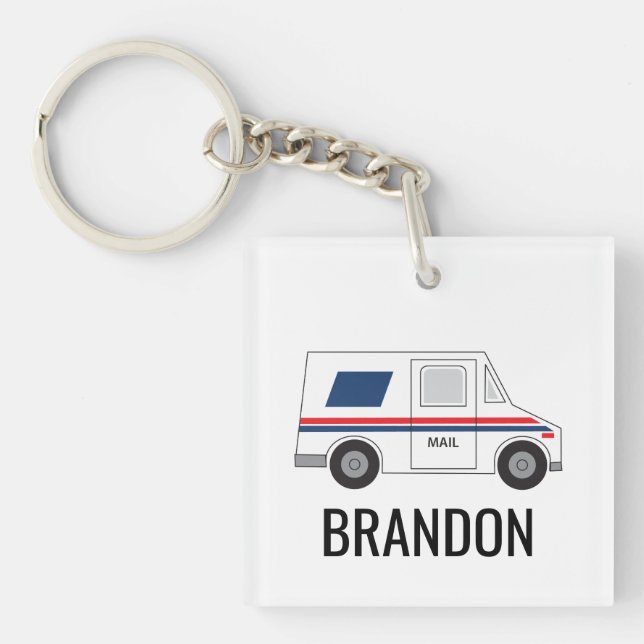 Personlig Mailman, post Carrier Mail Lastbil (Framsidan)