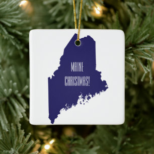 Personlig Maine jul Ornament