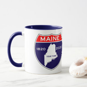 Personlig Maine MIG Bicentennial årsdag 200 Mugg