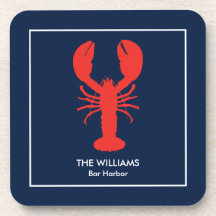 Personlig Maine Red Lobster Preppy - uppsättning 6