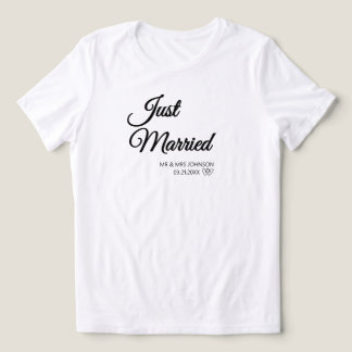 Personlig make- och hustru-par-smekmånad t shirt