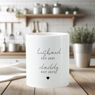 Personlig Make & pappa EST-årsavgift Jumbo Mugg
