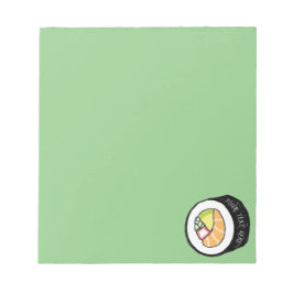 Personlig Maki Sushi | Salmon California Roll Anteckningsblock