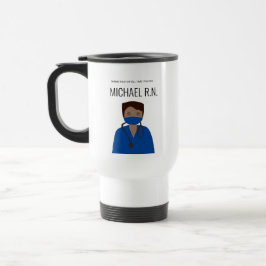 Personlig Male Nurse illustration Tack Resemugg