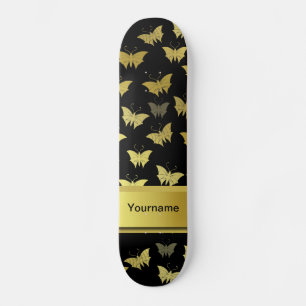 personlig, mall, fjäril, fjärilar. mini skateboard bräda 18,5 cm