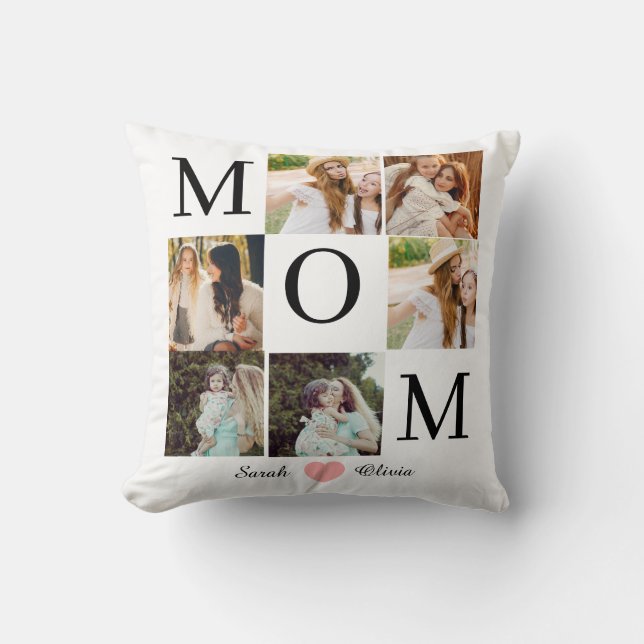 personlig mamma bild mors dag present Foto Kudde (Framsida)
