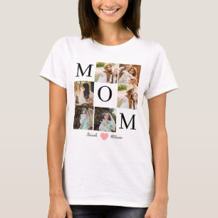 personlig mamma bild mors dag present Foto T Shirt