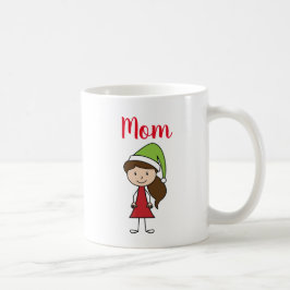 personlig mamma-christmas-kaffe mugg