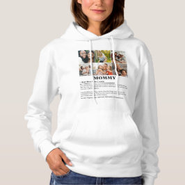 Personlig Mamma Definition 6 Fotokollage T Shirt