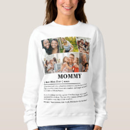 Personlig Mamma Definition 6 Fotokollage T Shirt