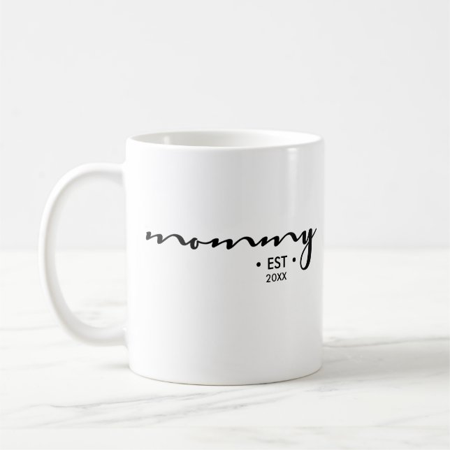 Personlig, Mamma, Etablerad, År Kaffemugg (Vänster)