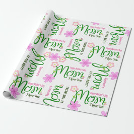 Personlig "Mamma", födelsedag eller Mors dag Presentpapper